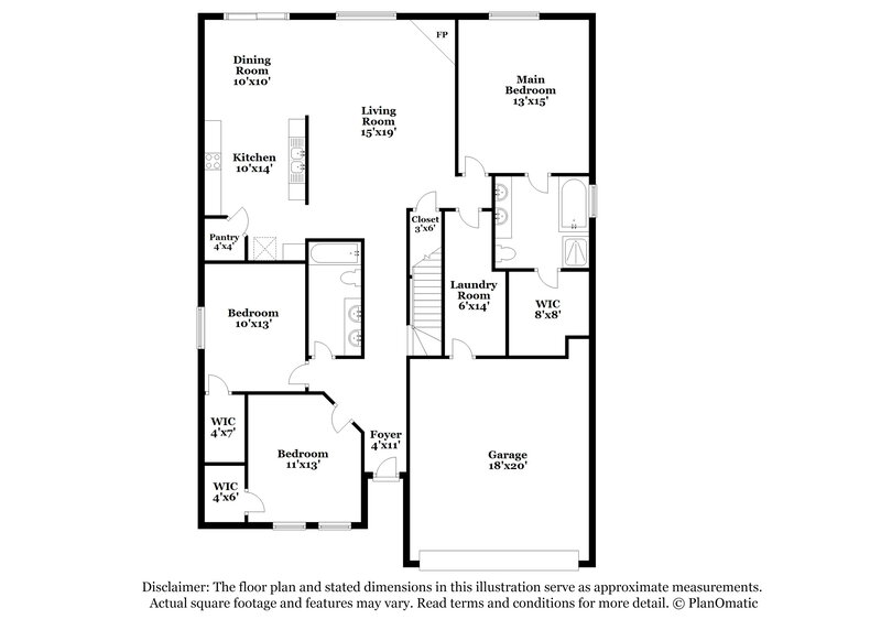 2,480/Mo, 2429 Galemeadow Dr Fort Worth, TX 76123 Floor Plan View