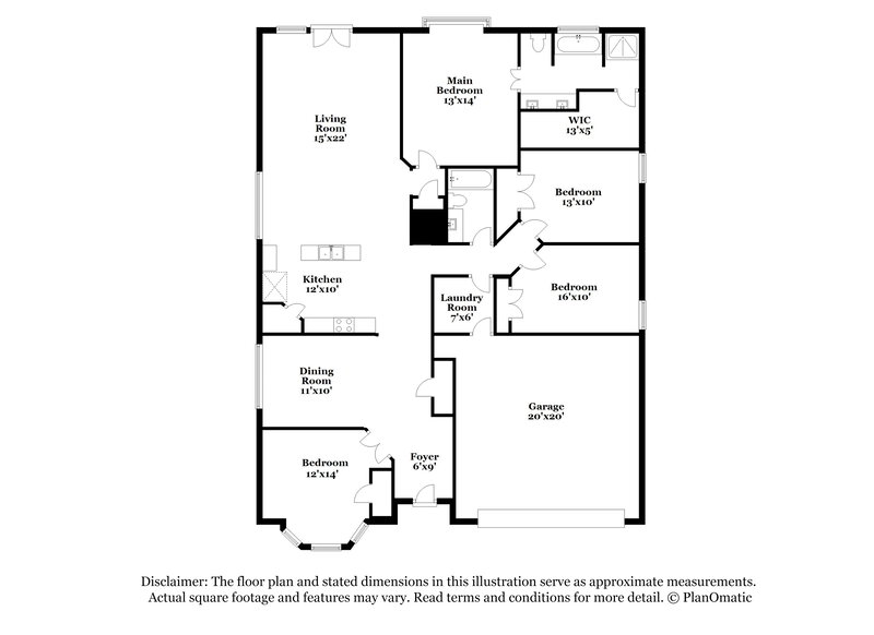 2,330/Mo, 10048 Iron Ridge Dr Fort Worth, TX 76140 Floorplan View