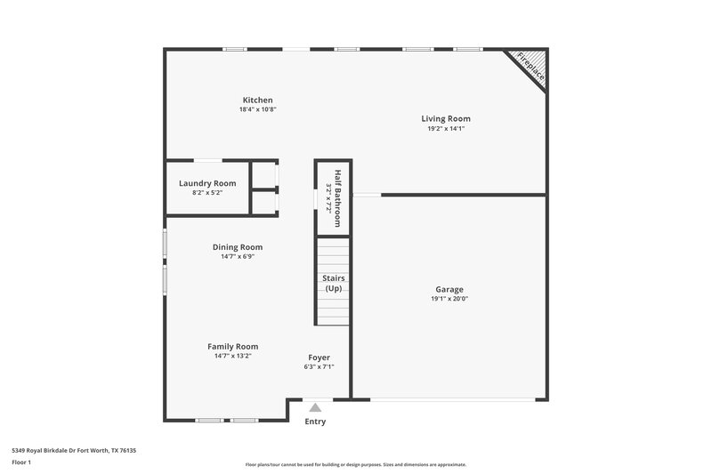 2,320/Mo, 5349 Royal Birkdale Dr Fort Worth, TX 76135 Floor Plan View 2