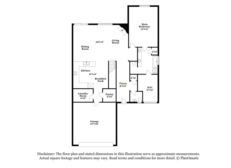 2,565/Mo, 1330 Newton St Cedar Hill, TX 75104 Floorplan View