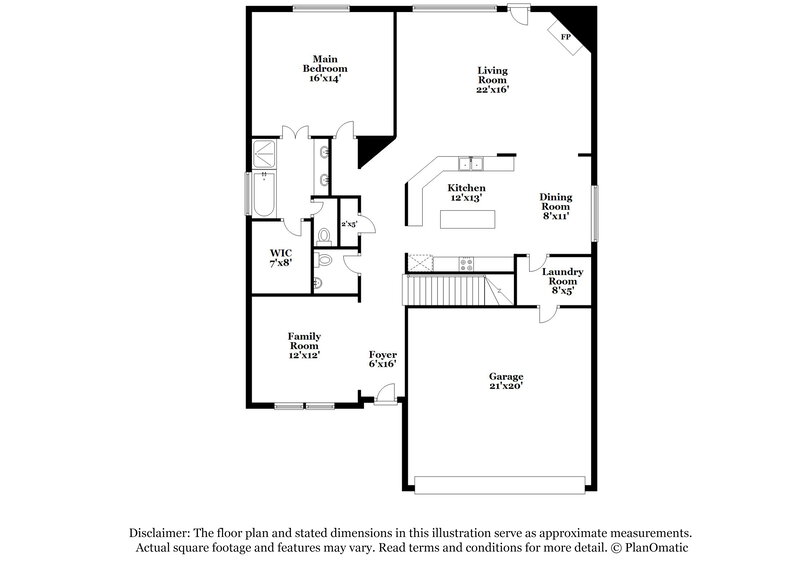 2,445/Mo, 1771 Eagle River Trl Lancaster, TX 75146 Floorplan View