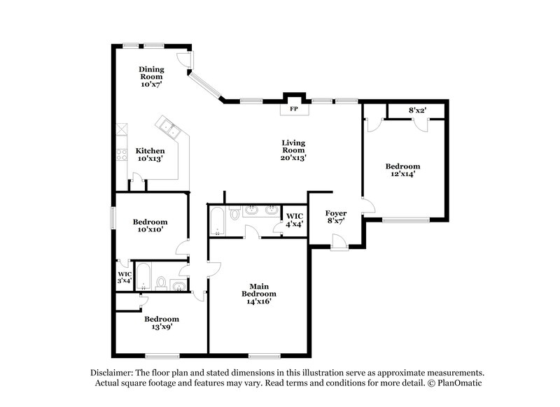 1,930/Mo, 704 Brookhaven Royse City, TX 75189 Floor Plan View