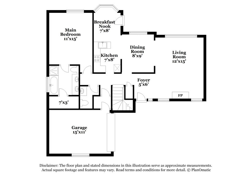 2,285/Mo, 864 Woodridge Dr Desoto, TX 75115 Floorplan View