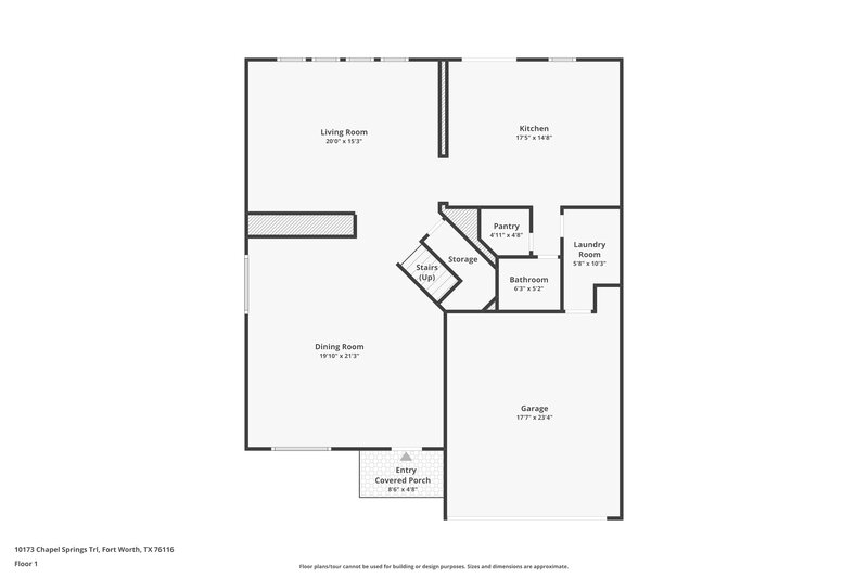 2,335/Mo, 10173 Chapel Springs Trl Fort Worth, TX 76116 Floor Plan View