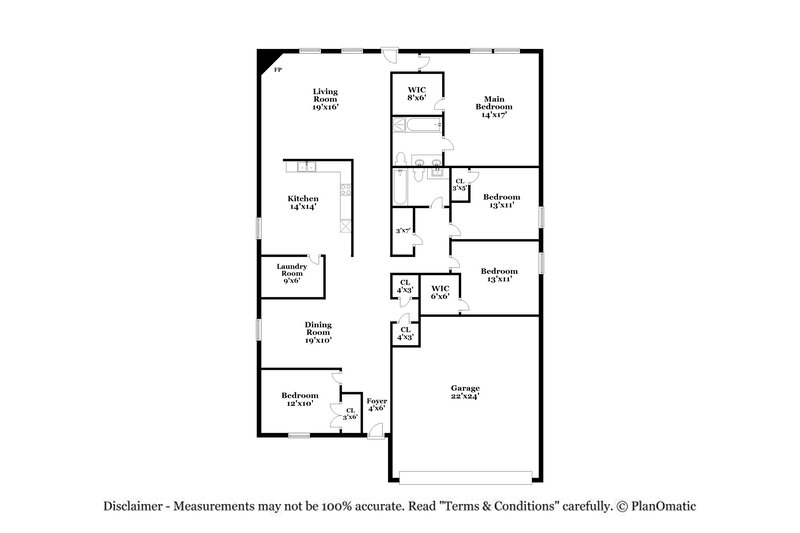 2,185/Mo, 493 Jackson Ln Lavon, TX 75166 Floor Plan View