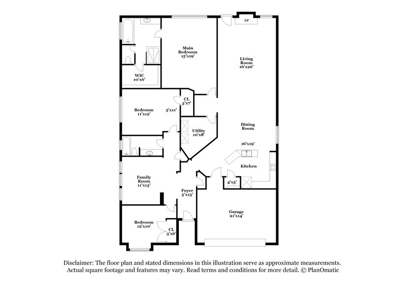 2,100/Mo, 527 Thunder Trl Forney, TX 75126 Floor Plan View