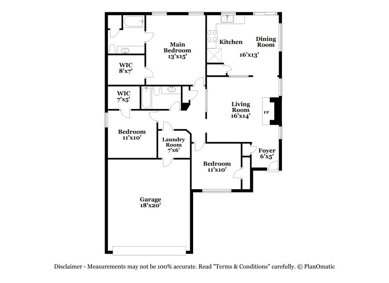 2,060/Mo, 3521 Silverado Trl Roanoke, TX 76262 Floor Plan View