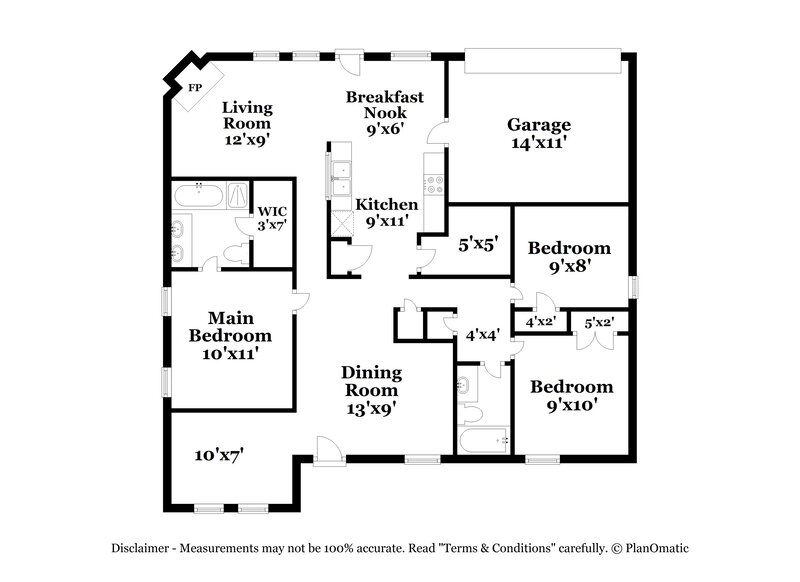 2,290/Mo, 1416 Gentle Rain Dr Lancaster, TX 75134 Floor Plan View