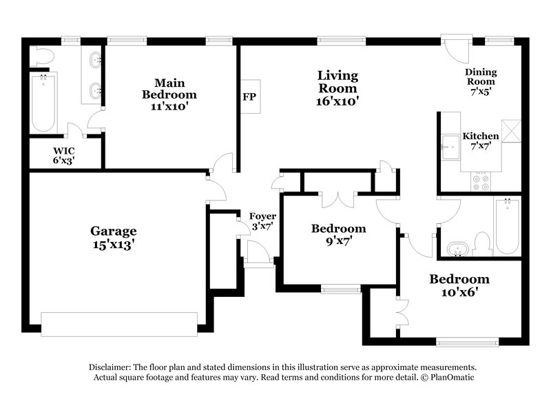 1,990/Mo, 226 Amherst Dr Forney, TX 75126 Floor Plan View