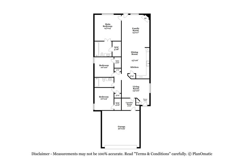 2,080/Mo, 3016 Casa Bella Dr Arlington, TX 76010 Floor Plan View