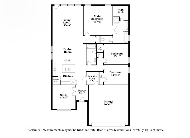 2,400/Mo, 2108 Leonard Ranch Rd Fort Worth, TX 76134 Floor Plan View