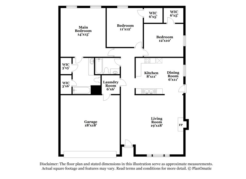 1,920/Mo, 1152 Highland Station Dr Saginaw, TX 76131 Floor Plan View
