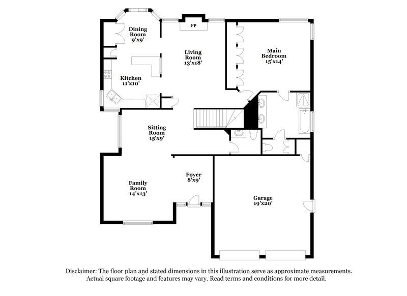 2,960/Mo, 2200 Park Hurst Dr Arlington, TX 76001 Floor Plan View