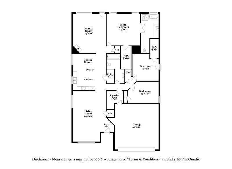 2,240/Mo, 748 Texas Oak Trl Lake Dallas, TX 75065 Floor Plan View