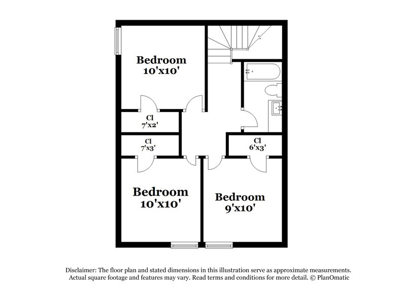 2,500/Mo, 2848 Pacifico Way Fort Worth, TX 76111 Floorplan View 2