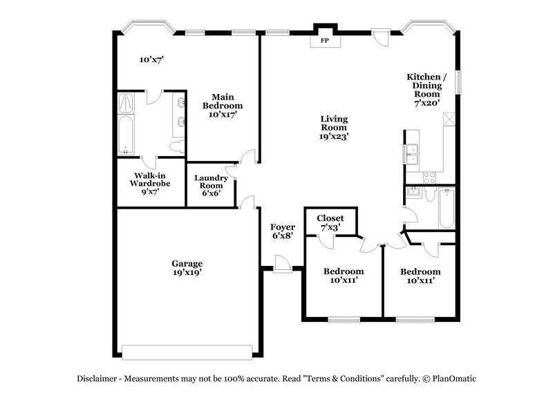 2,755/Mo, 1512 Fern Dr Mansfield, TX 76063 Floor Plan View