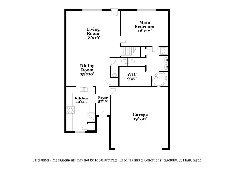 2,740/Mo, 1108 First St Sanger, TX 76266 Floor Plan View