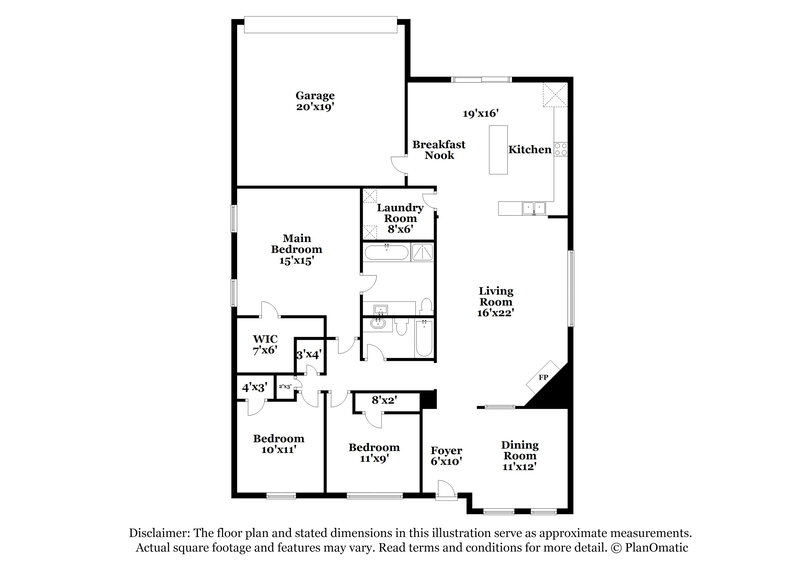 2,305/Mo, 2334 McIntosh Ct Lancaster, TX 75134 Floor Plan View