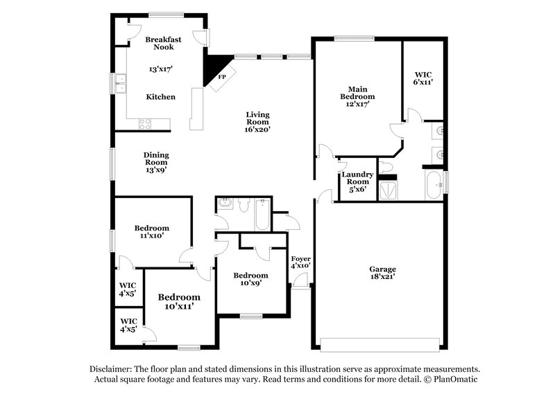 1,925/Mo, 117 Windsor Forney, TX 75126 Floor Plan View