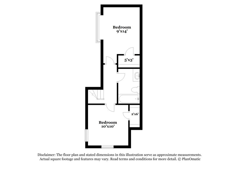 2,005/Mo, 7536 Arbor Hill Dr Fort Worth, TX 76120 Floor Plan View 2