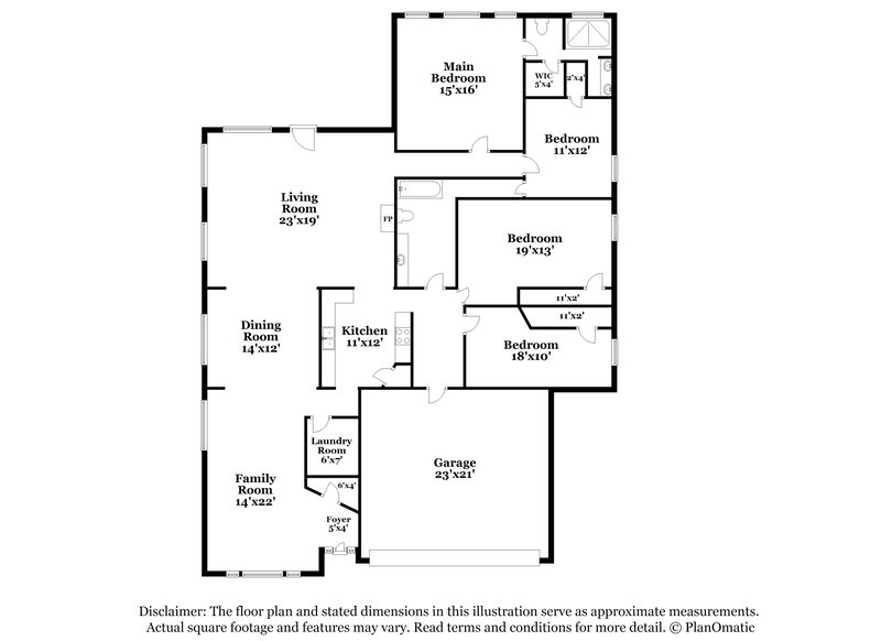 3,620/Mo, 9101 Prairie Hen Dr Fort Worth, TX 76177 Floor Plan View