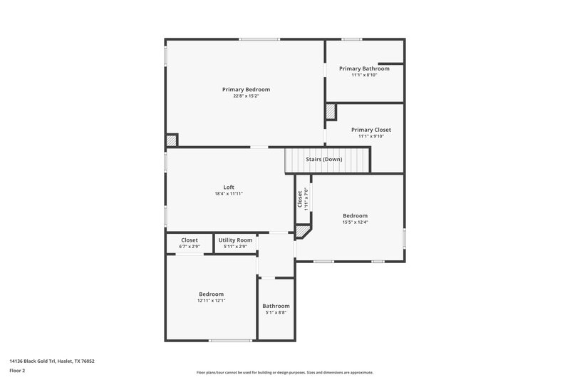 2,090/Mo, 14136 Black Gold Trl Haslet, TX 76052 Floor Plan View 2