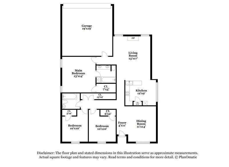 2,355/Mo, 741 Bahama Dr Lancaster, TX 75146 Floor Plan View