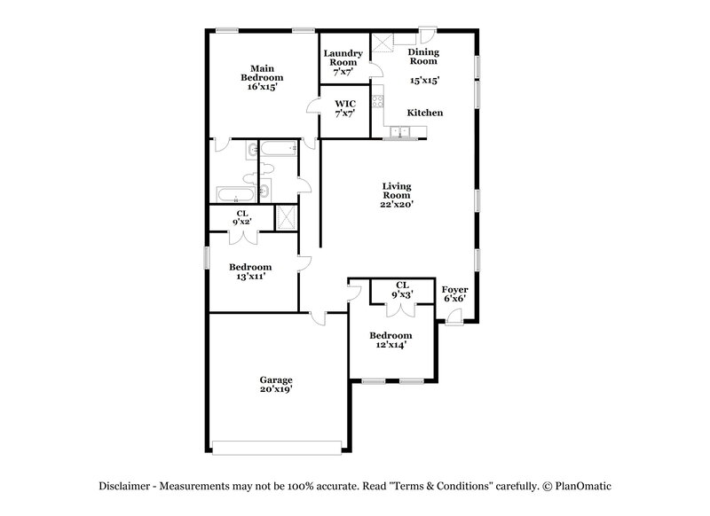 2,180/Mo, 332 Silver Lake Trl Fort Worth, TX 76140 Floor Plan View