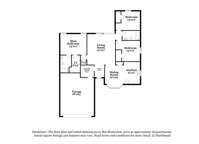 2,195/Mo, 820 Greenview Ct Aubrey, TX 76227 Floor Plan View