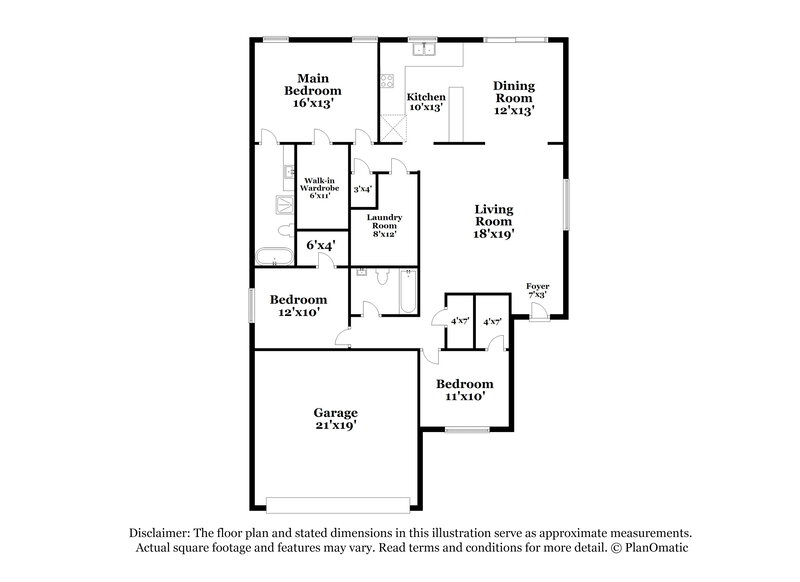 2,395/Mo, 4829 Trail Hollow Dr Fort Worth, TX 76244 Floor Plan View