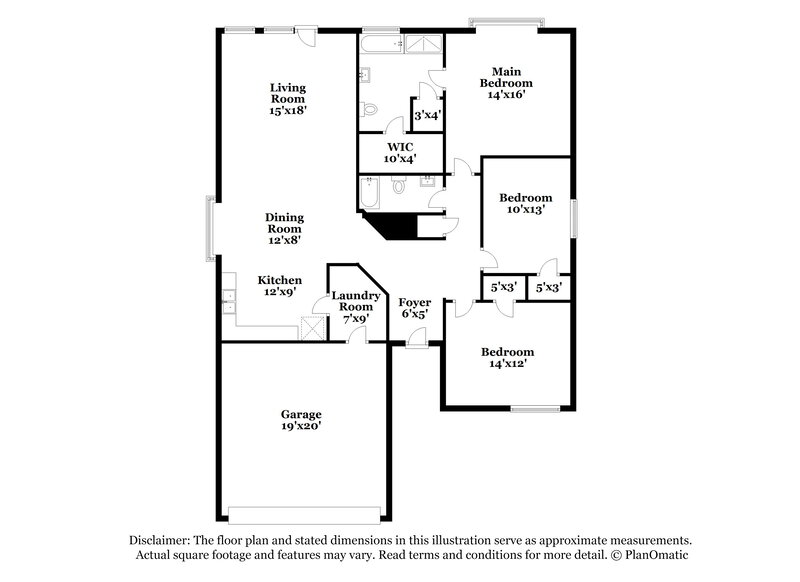 2,250/Mo, 5441 Kingsknowe Pkwy Fort Worth, TX 76135 Floor Plan View