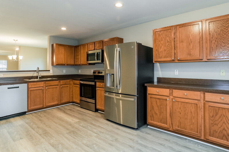 2,120/Mo, 516 Silver Leaf Dr Fate, TX 75087 Kitchen View 2