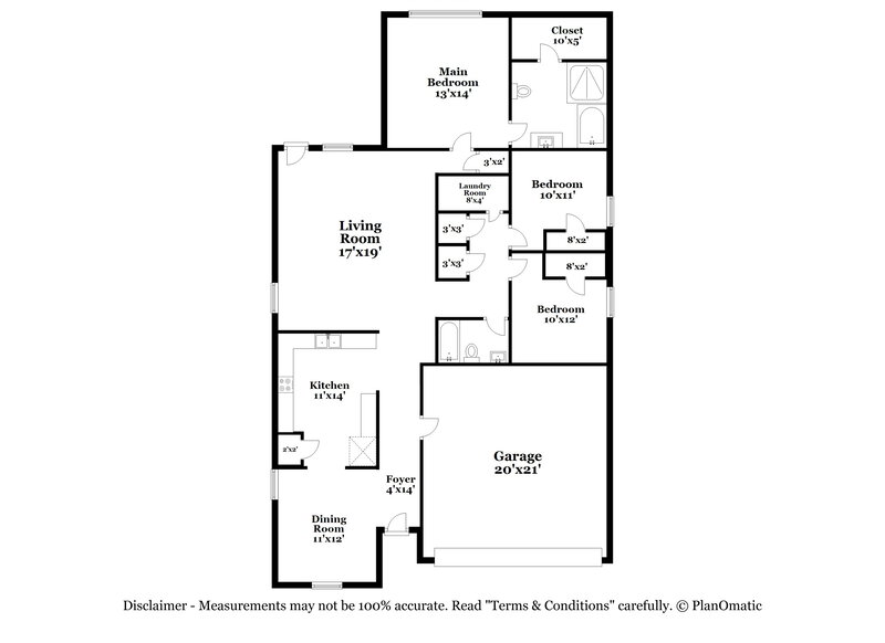 2,040/Mo, 1838 Fairbanks Dr Princeton, TX 75407 Floor Plan View