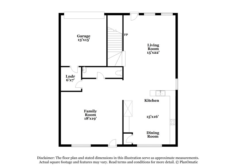 2,395/Mo, 736 Eldorado Dr Desoto, TX 75115 Floor Plan View