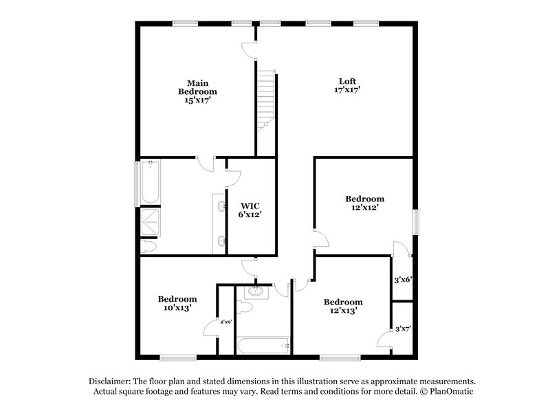 2,395/Mo, 736 Eldorado Dr Desoto, TX 75115 Floor Plan View 2