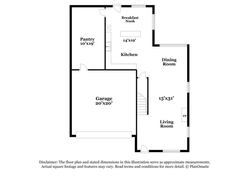 2,850/Mo, 6623 Beryl Dr Arlington, TX 76002 Floor Plan View