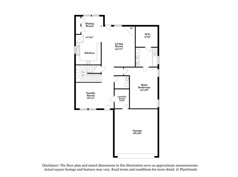 2,715/Mo, 413 Centennial Pl Crowley, TX 76036 Floor Plan View