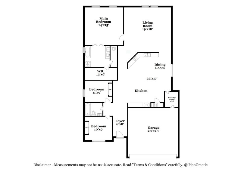 2,355/Mo, 3013 Melrose Dr Seagoville, TX 75159 Floor Plan View