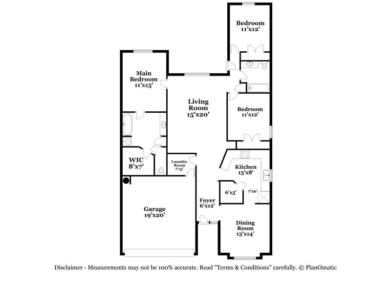 2,240/Mo, 1140 Maplewood Ln Crowley, TX 76036 Floor Plan View