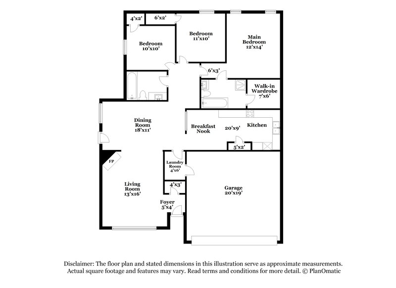 2,070/Mo, 1226 Misty Meadow Dr Midlothian, TX 76065 Floor Plan View