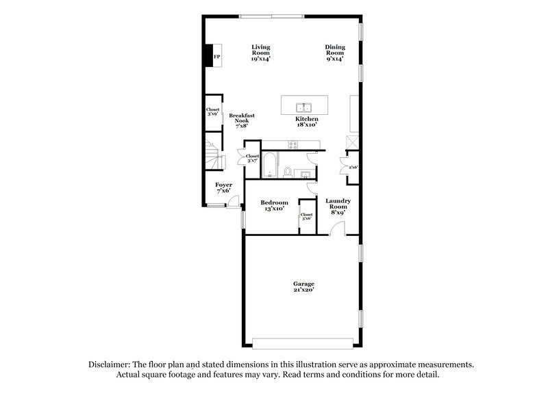 2,450/Mo, 8551 Mulligan Pass Fort Worth, TX 76179 Floor Plan View