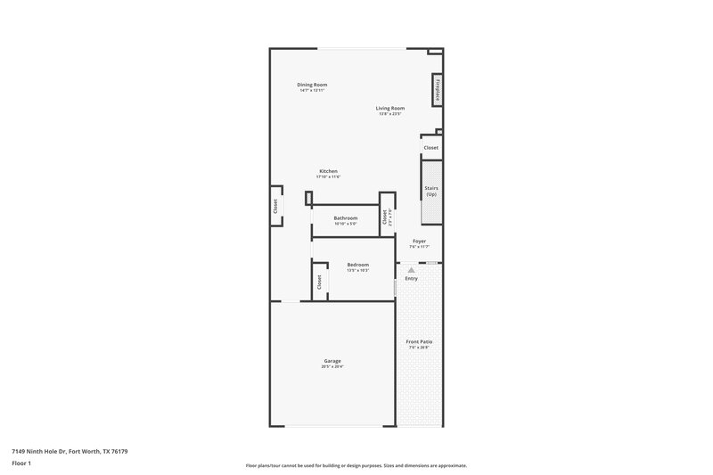 3,110/Mo, 7149 Ninth Hole Drive Fort Worth, TX 76179 Floor Plan View