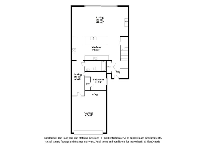 2,220/Mo, 7173 Ninth Hole Drive Fort Worth, TX 76179 Floorplan View