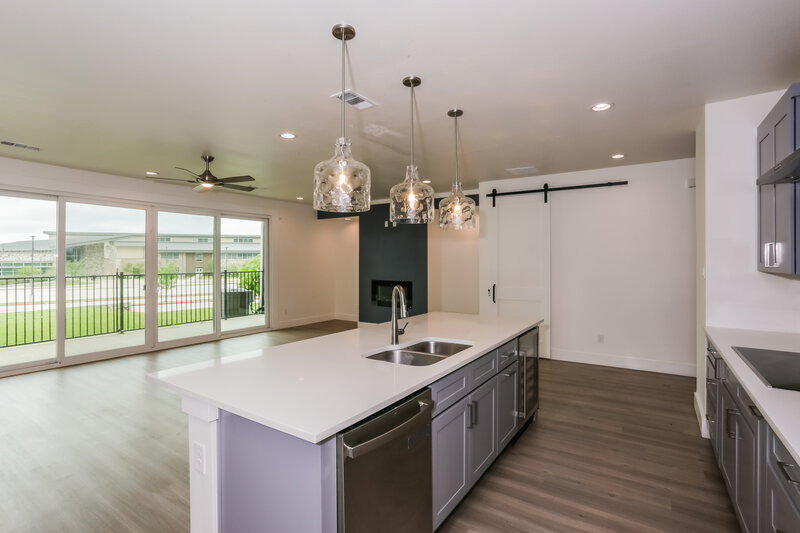 2,190/Mo, 7173 Ninth Hole Drive Fort Worth, TX 76179 Kitchen View 2