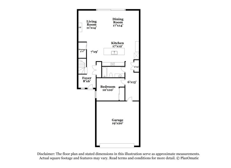 2,245/Mo, 8585 Mulligan Pass Fort Worth, TX 76179 Floor Plan View