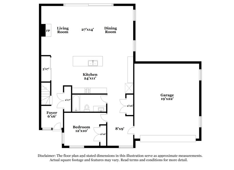 2,110/Mo, 8589 Mulligan Pass Fort Worth, TX 76179 Floor Plan View 2