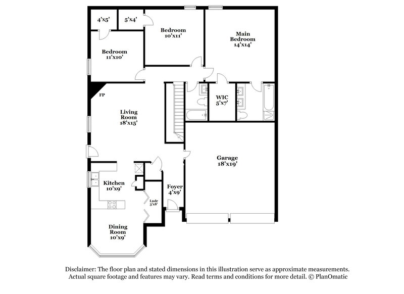 2,505/Mo, 402 Hollyberry Dr Mansfield, TX 76063 Floor Plan View