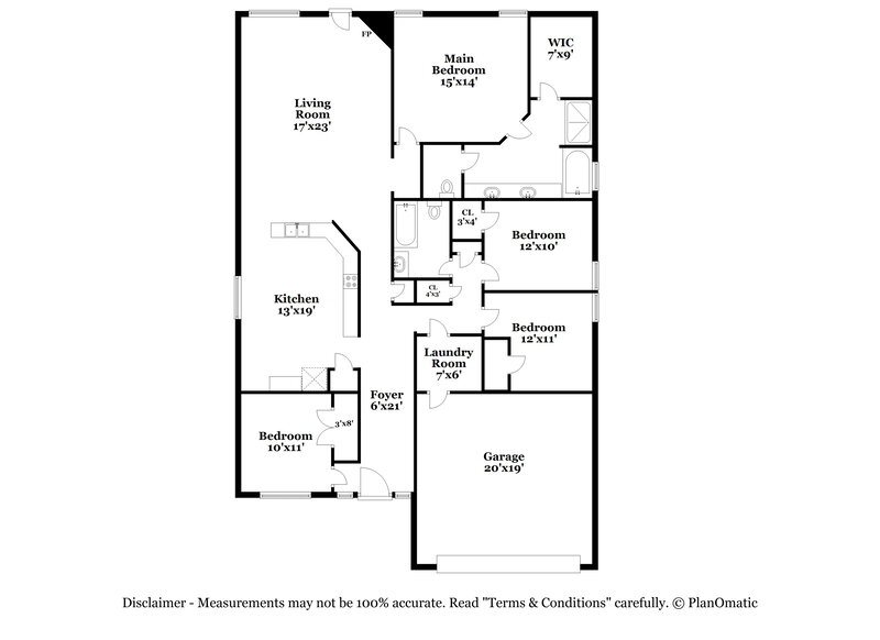 2,555/Mo, 1300 Indian Trail Rd Roanoke, TX 76262 Floor Plan View