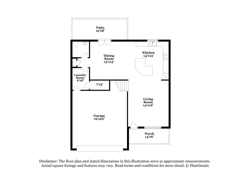 1,950/Mo, 1623 Kawati Way Krum, TX 76249 Floor Plan View