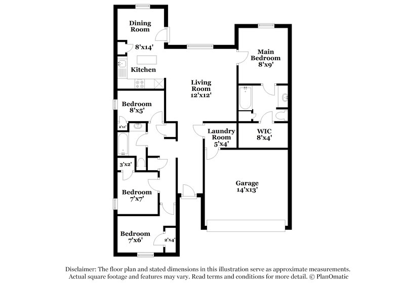 2,610/Mo, 9405 Plum Ct Forney, TX 75126 Floor Plan View